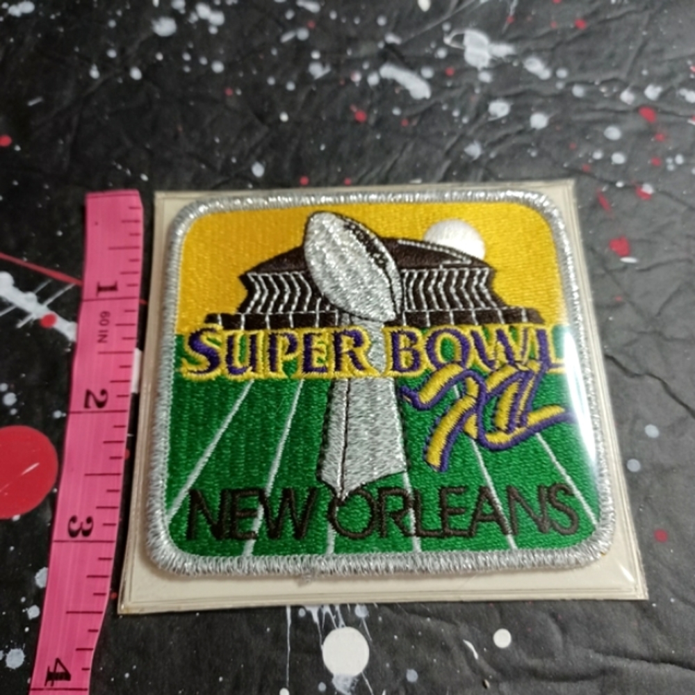 Super Bowl XII throwback 1978 sealed deadstock NFL promo tribute patch RARE - Picture 6 of 7